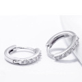 925 Silver Jewelry Earrings Zirconia Women Earrings Hoops